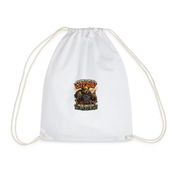 I Double Checked It's Probably Safe - Drawstring Bag - white - Front
