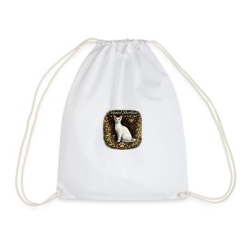 Décoration Orientale Shorthair Maman Chat - Sac de sport léger - blanc - Devant