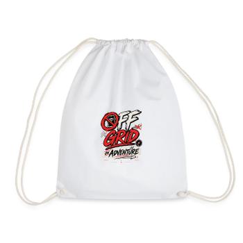 Hors réseau – Pas de signal, pas de stress - Sac de sport léger - blanc - Devant