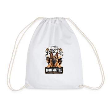 Bonne retraite mon maître - Sac de sport léger - blanc - Devant
