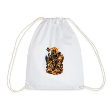 Guerrier du Soleil Égyptien - Sac de sport léger - blanc - Devant