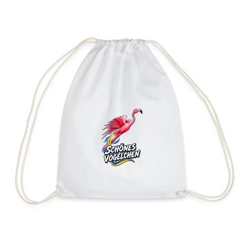 Schones Vogelchen Romantische Version - Turnbeutel - Weiß - Vorne