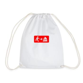 Sailor - Drawstring Bag - white - Front
