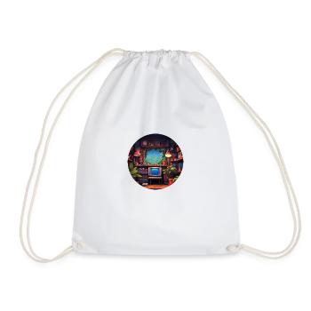 Le rêve de tout joueur rétro - Sac de sport léger - blanc - Devant