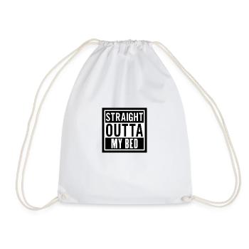 Tout droit sorti de mon lit - Sac de sport léger - blanc - Devant
