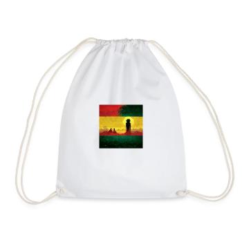 Rastafari dreams - Turnbeutel - Weiß - Vorne