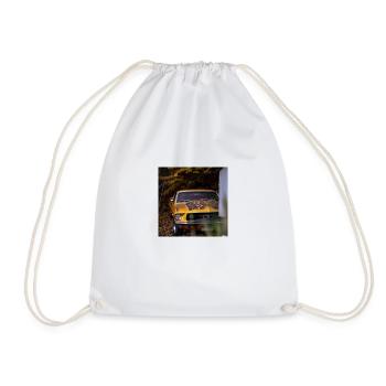 An old - Drawstring Bag - white - Front