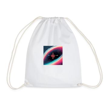 Flower - Drawstring Bag - white - Front