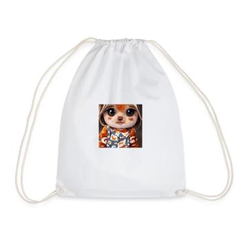 Cute baby fox - Sac de sport léger - blanc - Devant