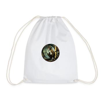 Vitrail de singe - Sac de sport léger - blanc - Devant