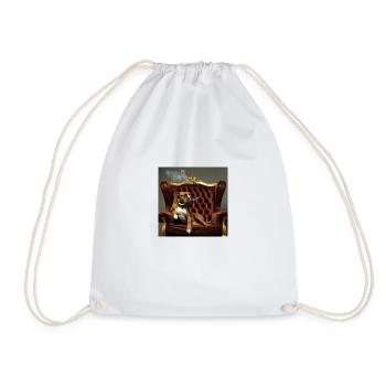 Smoking Dog - Drawstring Bag - white - Front