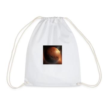Planet Mars - Turnbeutel - Weiß - Vorne