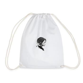 Manga portrait: Aiko Takahashi - Drawstring Bag - white - Front
