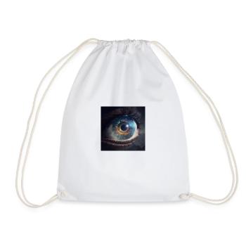 a giant cosmic eye - Sac de sport léger - blanc - Devant