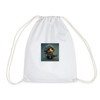 baby Pixar Warrior soldier gun - Sac de sport léger - blanc - Devant