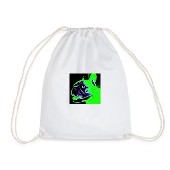 T-shirts avec motifs de chien pour les passionnés - Sac de sport léger - blanc - Devant