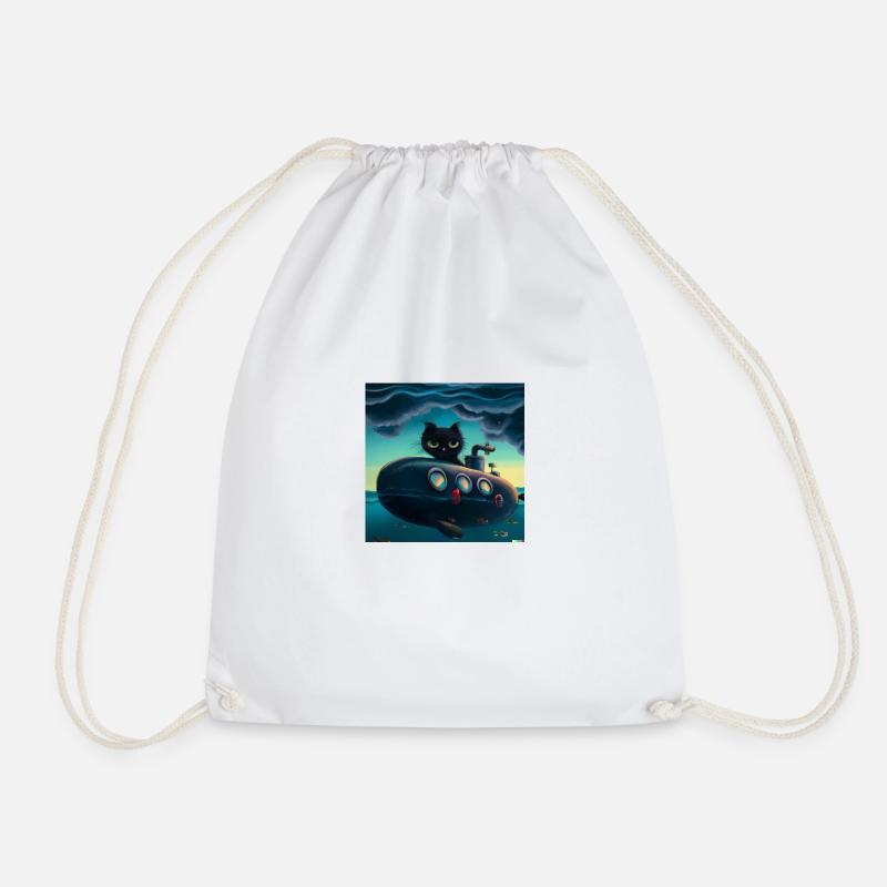 Un sous-marin CAT - Sac de sport léger - blanc