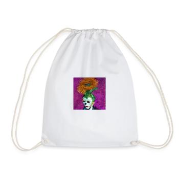 Van Gogh Art - Drawstring Bag - white - Front