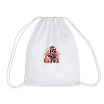 Chef-d’œuvre DJ - Sac de sport léger - blanc - Devant