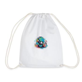 LuckyNumber7 - BaggyDogs(Pudel) - Sac de sport léger - blanc - Devant