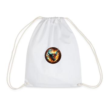 Legendary bull - Drawstring Bag - white - Front