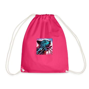 Chaos du câble - Sac de sport léger - fuchsia - Devant