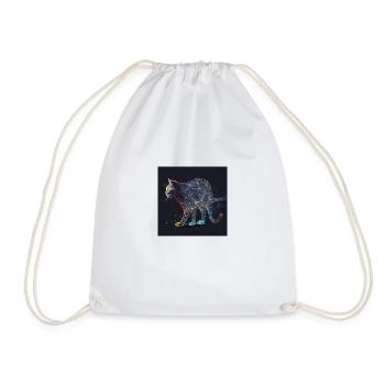 Astro galaxy cat - Turnbeutel - Weiß - Vorne