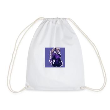 Belle fille manga - Sac de sport léger - blanc - Devant