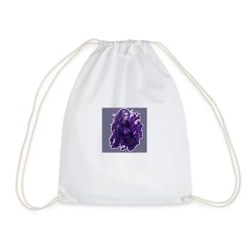 Belle fille manga - Sac de sport léger - blanc - Devant