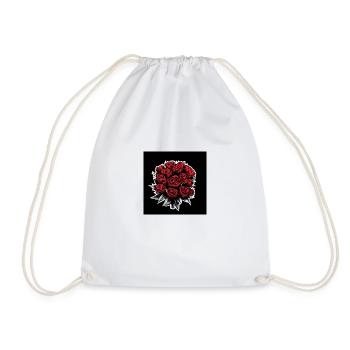 Design pinks 1 - Drawstring Bag - white - Front