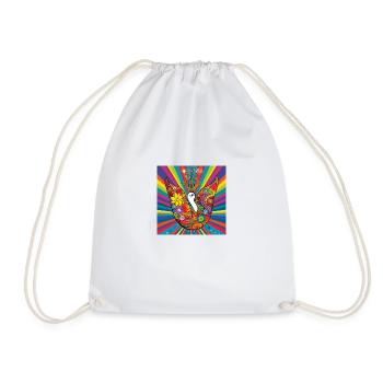 Harmony of love - Drawstring Bag - white - Front