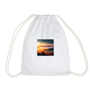 Soleil levant - Sac de sport léger - blanc - Devant