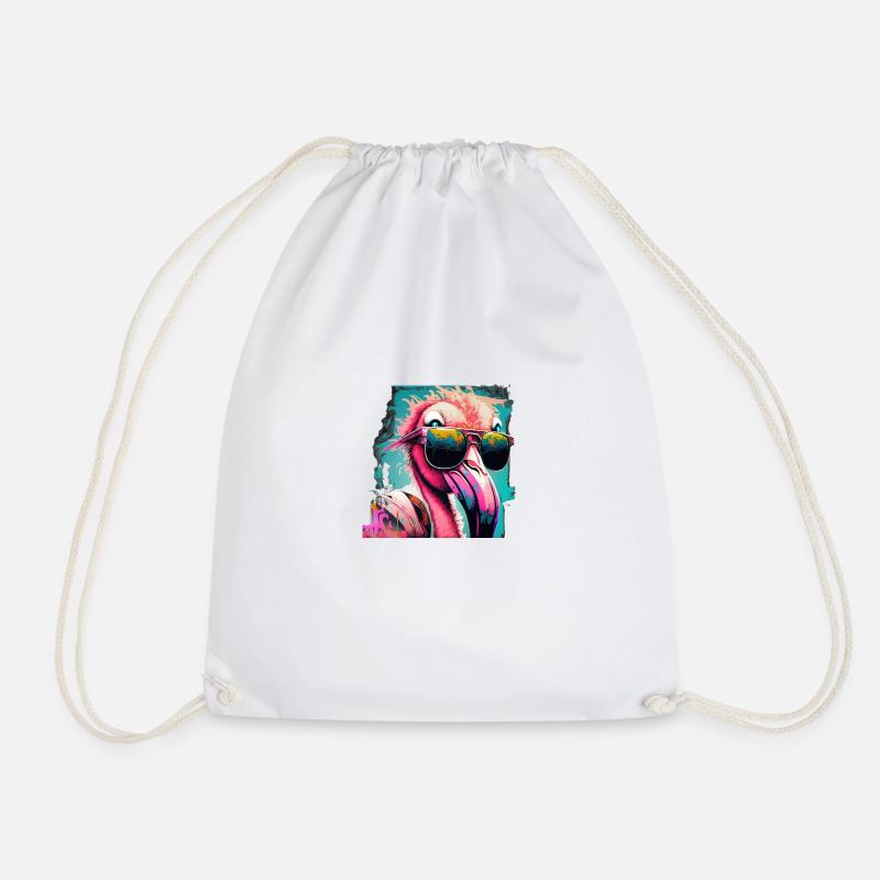 IMG 1476 - Drawstring Bag - white