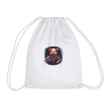 love mammal birthday present cute guinea pig - Turnbeutel - Weiß - Vorne
