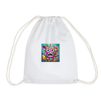 monster design - Sac de sport léger - blanc - Devant