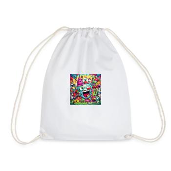 monster design - Sac de sport léger - blanc - Devant