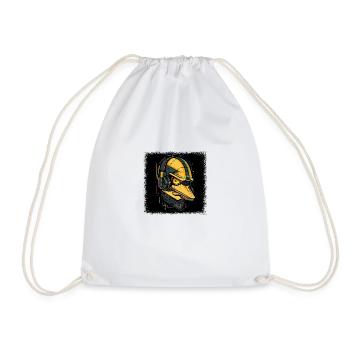 Baby Duck Funny Awesome Anti Hunting Jokes Poultry - Drawstring Bag - white - Front