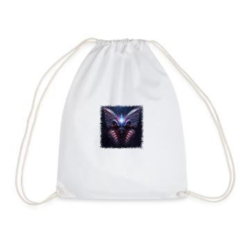 quote sayings green awesome monarch butterfly gift - Drawstring Bag - white - Front