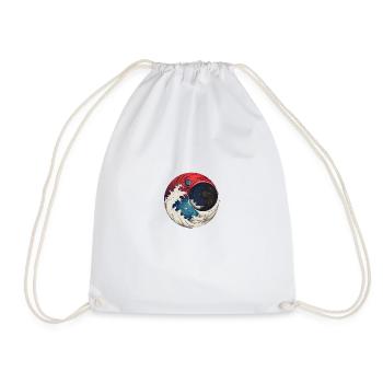 Ondes Terre-Planète - Sac de sport léger - blanc - Devant