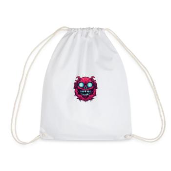 Evil Creature - Drawstring Bag - white - Front