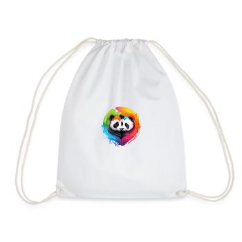 LGBTQIA+ Panda est amoureux - Sac de sport léger - blanc - Devant