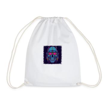 Death Baby Skeleton Tshirts - Drawstring Bag - white - Front