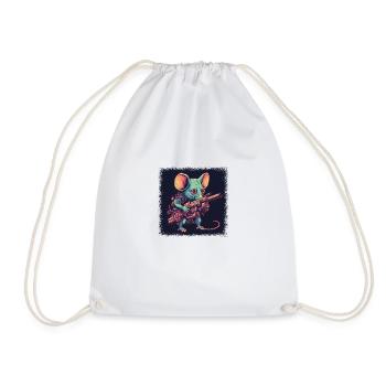 corpse cottondrawstringbag its alright animal - Turnbeutel - Weiß - Vorne