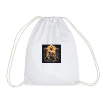Gym Temple - Drawstring Bag - white - Front