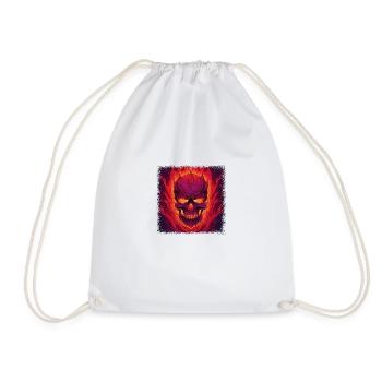 back skeleton costume gifts baby skeleton tshirts - Turnbeutel - Weiß - Vorne