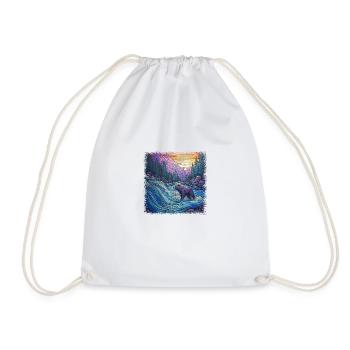 Quote Geek Gift Idea Fun Birthday Gift Funny Quote - Drawstring Bag - white - Front