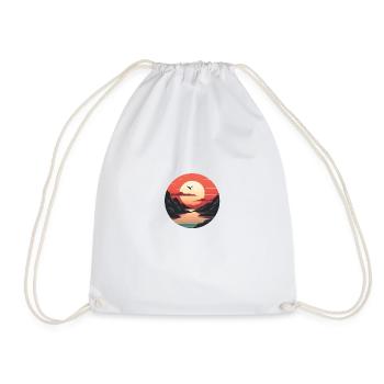 Landscape paradise - Drawstring Bag - white - Front