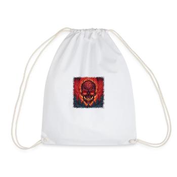 Death Bday Bones Fuck You Funny Citation Funny - Sac de sport léger - blanc - Devant