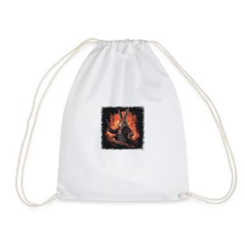 humor brown jokes birthday birthday present idea - Drawstring Bag - white - Front