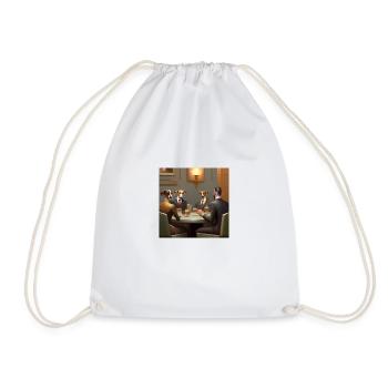 Don doggieleoni - Drawstring Bag - white - Front